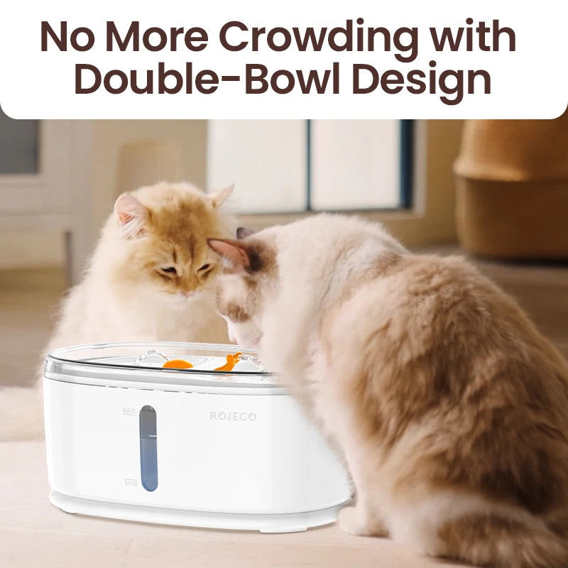 2.5L Pet Dual Water Fountain